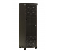 Одностворчатый шкаф витрина для посуды Мира MIRA-02 венге Одностворчатый шкаф витрина для посуды Мира MIRA-02 венге