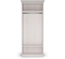 Шкаф 2-х дверный зеркальный Неаполь Ясень анкор светлый (патина "серебро") Шкаф 2-х дверный зеркальный Неаполь Ясень анкор светлый (патина "серебро")