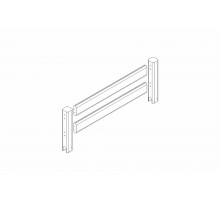 Пакет №5 Передняя защита по центру для кровати Соня