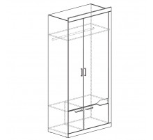 Шкаф для одежды и белья Ронда 318